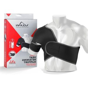 Classic half linker schoudersteun klein - rotatorenmanchet letsel - AC joint ondersteuning & luxe schouderriem - mannen en vrouwen