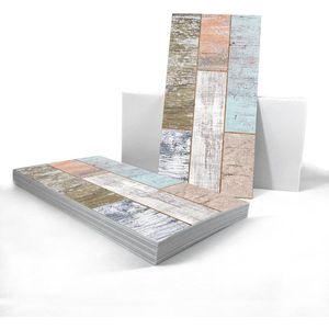 Waterdichte vloertegelstickers - Antislip en schimmelwerend - Set van 24 - 30x15 cm