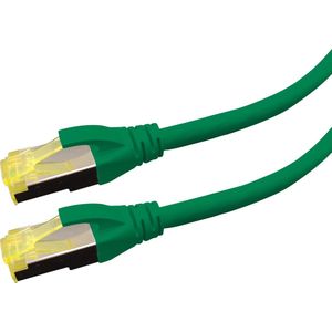LOGON PREMIUM APR6A015G netwerkkabel Groen 1,5 m Cat6a S/FTP (S-STP)