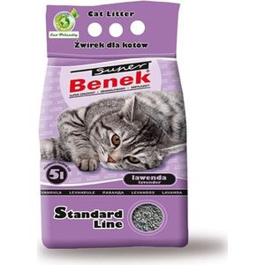 Kattenbakvulling Super Benek Lavendel 5 L