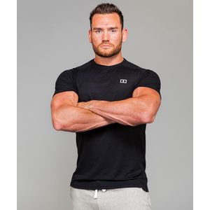 Marrald Performance Sportshirt | Zwart - XXL heren fitness crossfit