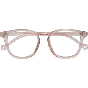 ™Monkeyglasses Alex 09 Shiny pink BLC + 0,5 - Leesbril - Blauw Licht Bril - 100% Upcycled - Danish Design