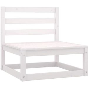 vidaXL Tuinbank - Grenenhout - Inclusief Kussens Tuinbank - Middenbank - Lounge Set - Tuinset - Hout Bank