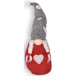 Kerst Kabouter Pop - Pluche Zweedse Gnoom | Scandinavische Tomte Nordic Decoratie | Kerstmannen & Gnomes voor Binnen | Kerstboomversiering & Feestelijke Figuren