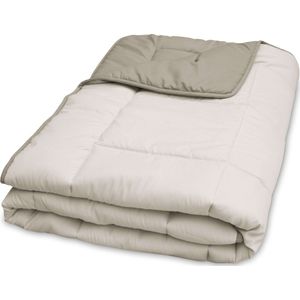 Walra Travel Textiles - Camper en caravan dekbed beddengoed - Dekbed 200 x 240 - Travel Bed-in-Bag - Zand / Taupe