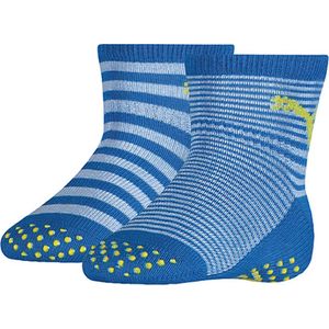 PUMA baby 2P anti-slip sokken abs blauw - 15-18