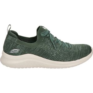 Skechers Ultra Flex 2.0 Dames Sneakers - Olive - Maat 38