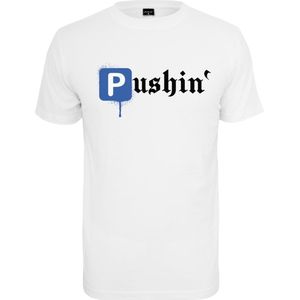 Mister Tee - Pushin P Heren T-shirt - L - Wit