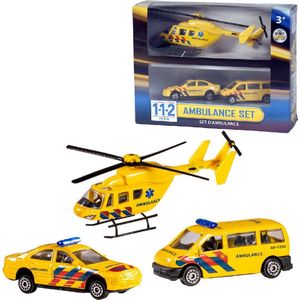 City 112 Ambulance Speelset 3-delig