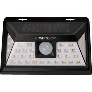 The White Series wandlamp op zonne-energie - Met bewegingssensor - 34 LED