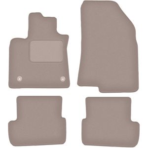 Beige veloursmatten voor: Dacia Sandero III hatchback (2021-)