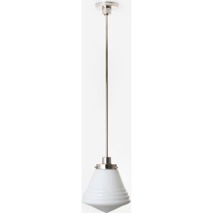 Art Deco Trade - Hanglamp Luxe School Medium 20's Nikkel