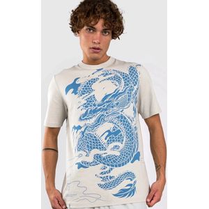 Venum Dragon's Flight T-shirt Katoen Misty Blauw maat L