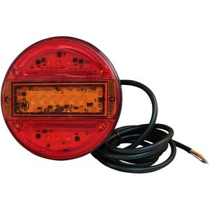 Achterlicht WAS 744 , LED 12V-24V , universeel kabel - Achterlicht aanhangwagen, caravan en trailer - Aanhanger verlichting - WAS