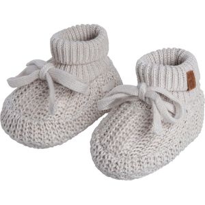 Baby's Only Slofjes teddy Soul - Warm Linen - 0-3 mnd - 100% ecologisch katoen - GOTS