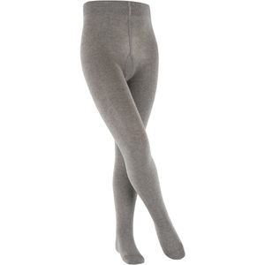 Esprit Foot Logo versterkt slijtvast katoen panty kinderen grijs - maat 134-146