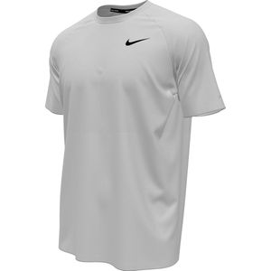 Nike Swim Nike Essential - Short sleeve hydroguard Heren Zwemshirt - White - Maat XXL