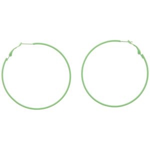 Behave Oorbellen - oorringen - neon - groen - dames - 6 cm