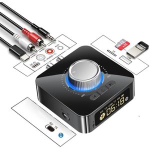 Bluetooth Transmitter & Receiver 2 in 1 - BT 5.0 - 3.5MM AUX / RCA -  Bluetooth Zender
