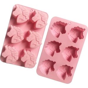 Unicorn Bakvorm - Vorm voor ijs/snoep/chocolade/cake in de vorm van een Eenhoorn - Holy Moldy