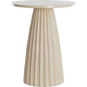 Light & Living Ronde Bijzettafel Veglia - 40cm - Zand