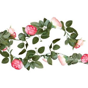 Ginger Ray Rustic Country - Bloemen slinger roze - 2 meter