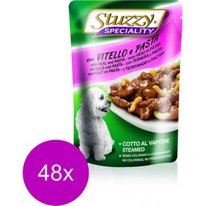 Stuzzy Pouch Adult 100 g - Hondenvoer - 48 x Kalfsvlees&Pasta