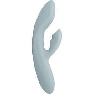 Svakom - Chika - Verwarmende Rabbit Vibrator - Tarzan Vibrator - Met App Control - Lichtgrijs