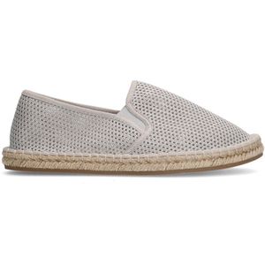 Sacha - Heren - Grijze mesh loafers met touwzool - Maat 40