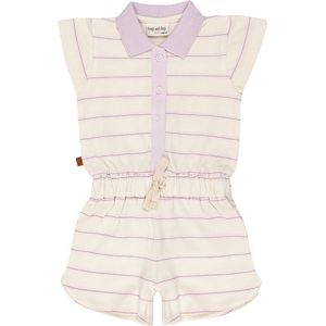 Frogs and Dogs - Onesie Strepen Piqué | Egret - Katoen - Maat 80