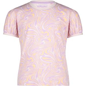 4PRESIDENT T-shirt meisjes - Flowers top - Maat 128 - Meiden shirt