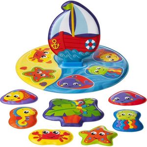 Playgro Drijvende Badpuzzel - Badspeelgoed - set 11st -