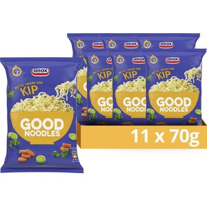 Unox Kip Good Noodles - 11 x 70 gram - Voordeelverpakking