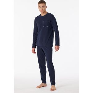 Schiesser Pyjama lange - 95/5 Nightwear Heren Pyjamaset - Maat S
