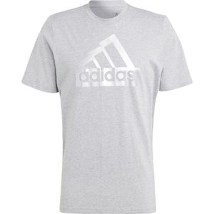 adidas Sportswear Sportswear Future Icons Metallic T-shirt - Heren - Grijs- M