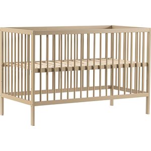 Cabino Baby Bed / Ledikant Mees 60x120 cm Verstelbare Bodem - Clay