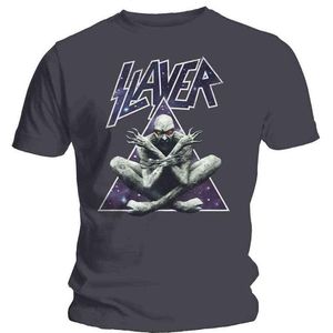 Slayer - Triangle Demon heren unisex T-shirt donkergrijs - S