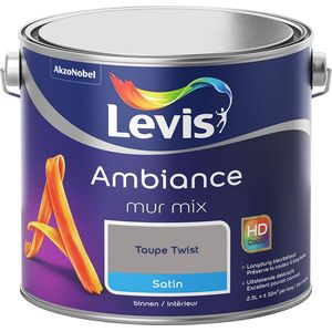Levis Ambiance Muurverf Mix - Satin - Taupe Twist - 2.5L