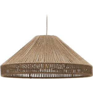 Kave Home - Pontos plafondlamp kap van jute met natuurlijke afwerking Ø 45 cm