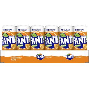 Fanta - Zero Orange - 24x 330ml