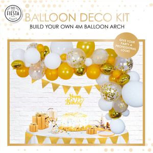 DIY Ballonnenboog GOUD + Gratis handpomp - Maak je eigen ballonnenboog - Ballonnen en Folieballonnen