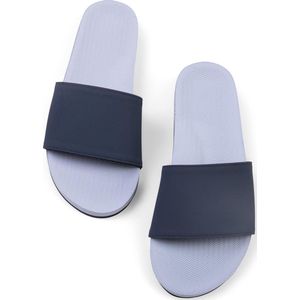 Indosole Slides Color Combo Dames Slippers - Blauw - Maat 39/40