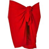 Beco Rok Pareo Dames 165 X 56 Cm Polyester Rood