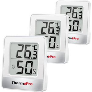 Digitale Kamerthermometer en Vochtigheidsmeter voor Thuis - Nauwkeurige Temperatuurmonitor