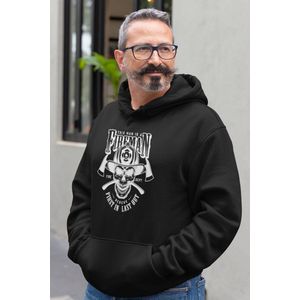 Rick & Rich Brandweerman Hoodie - Hoodie 3XL - Brandweer Hoodie - heren Hoodies met ronde hals - Fireman Hoodie - heren Hoodie korte mouw - First in Last ouHoodie - Brandweerman Hoodie - Hoodie met opdruk