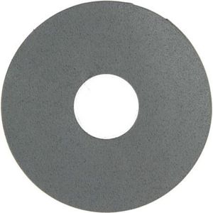 Zelfkl. rozet (17 mm) dekkend antraciet (10 st.)