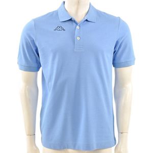 Kappa - Logo Life MSS - Blauwe Casual Polo - S - Blauw