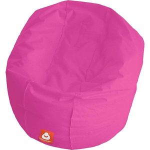 Whoober ronde zitzak Ibiza L outdoor fuchsia - Wasbaar - Voor binnen en buiten