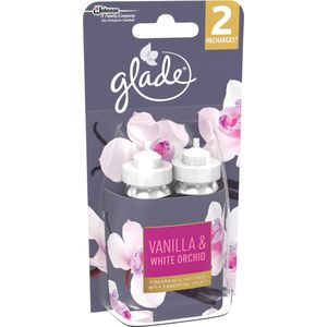 Glade Luchtverfrisser Sense & Spray Navul Duo Vanilla & White Orchid 2x18 ml
