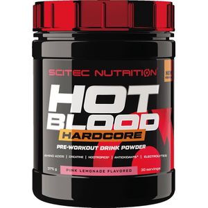 Scitec Nutrition - Hot Blood Hardcore Pre-Workout (Pink Lemonade - 375 gram)